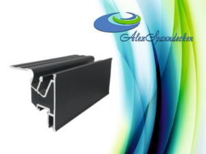 ALU Profil KRAAB SLOTT 40 schwarz